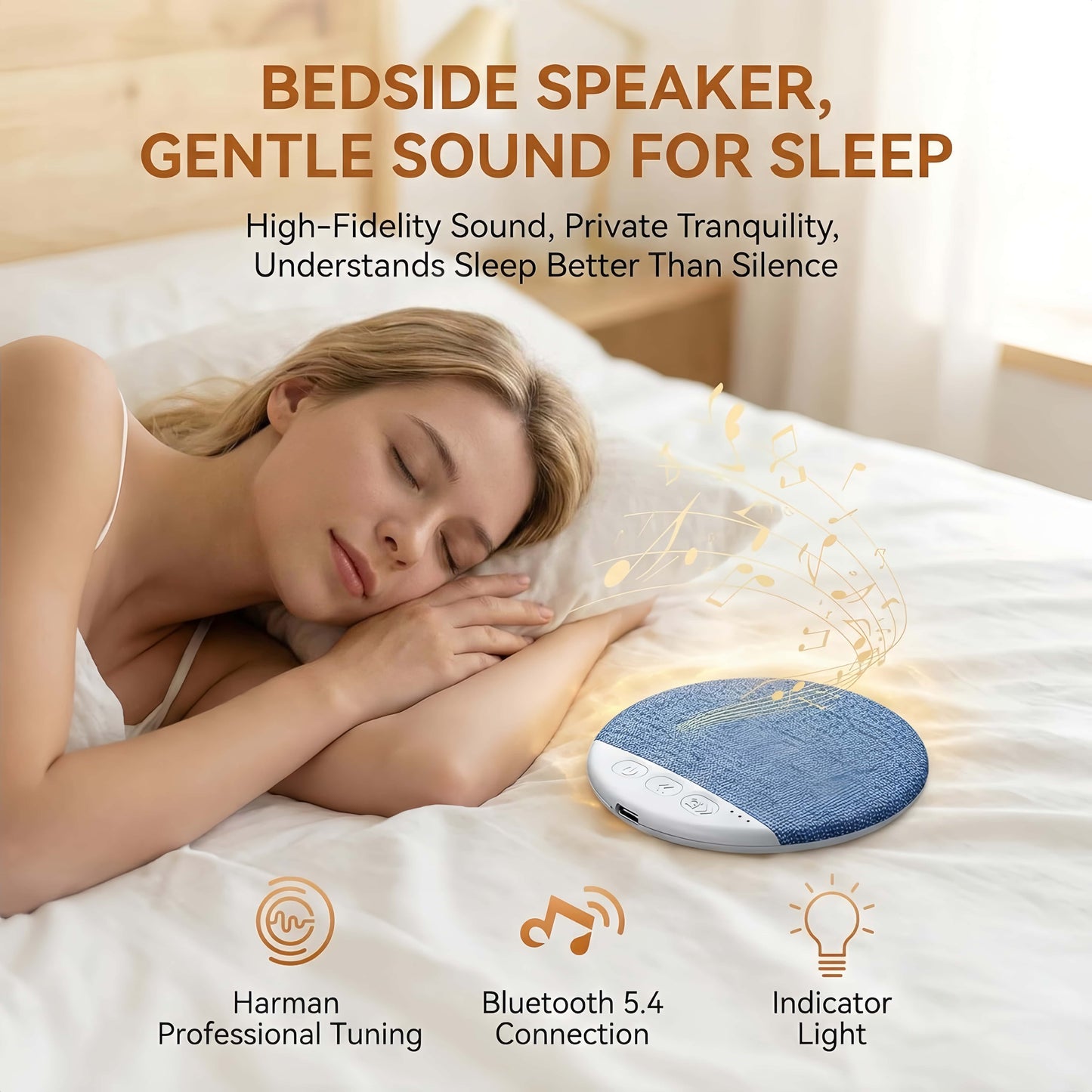⏰49% OFF✨Bluetooth Pillow Speaker – Your Private Sleep Sound Oasis🎧🌙
