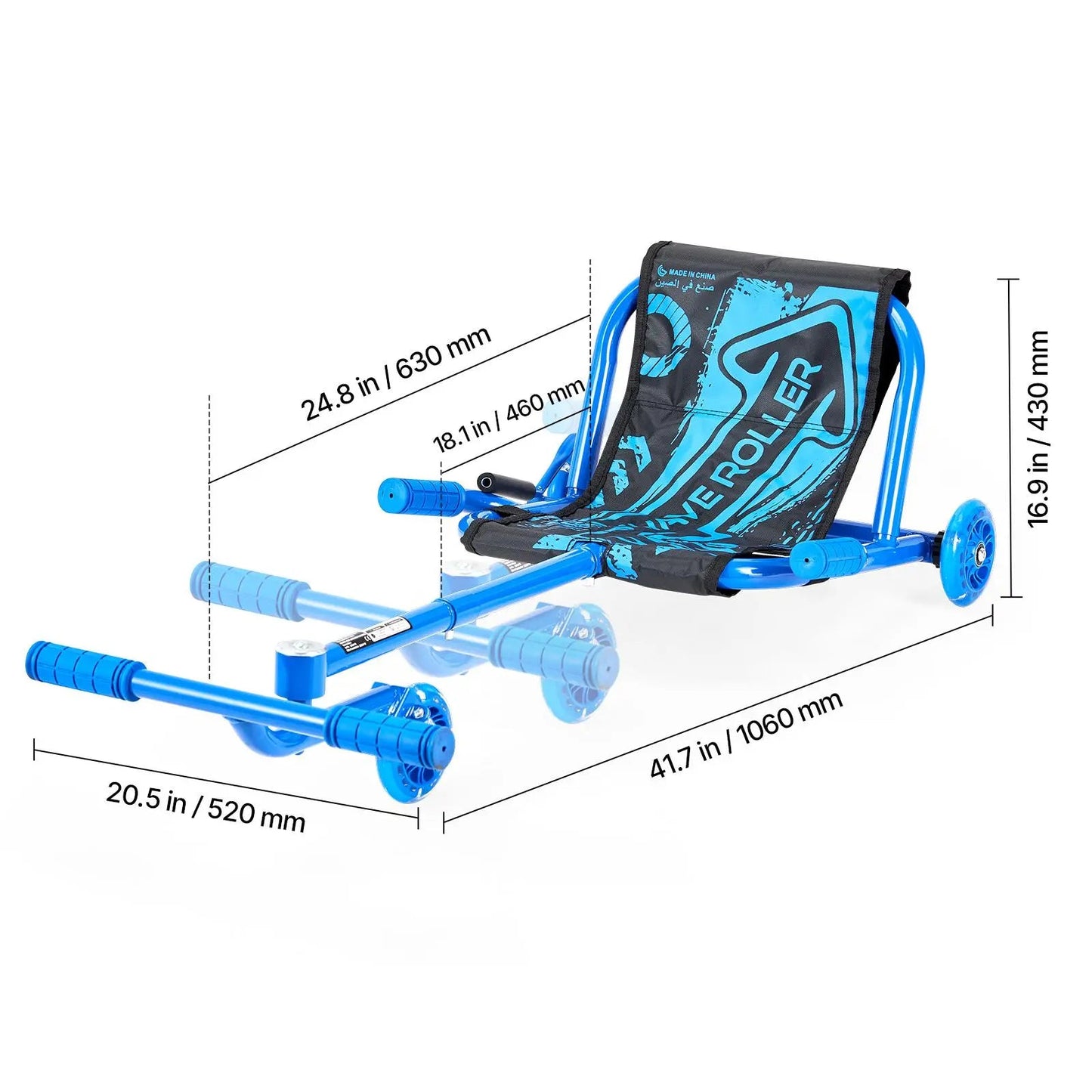 Drifting Wiggle Scooter | Heavy-Duty Swing Ride-On (Up to 90kg) 🛴