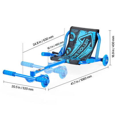 Drifting Wiggle Scooter | Heavy-Duty Swing Ride-On (Up to 90kg) 🛴