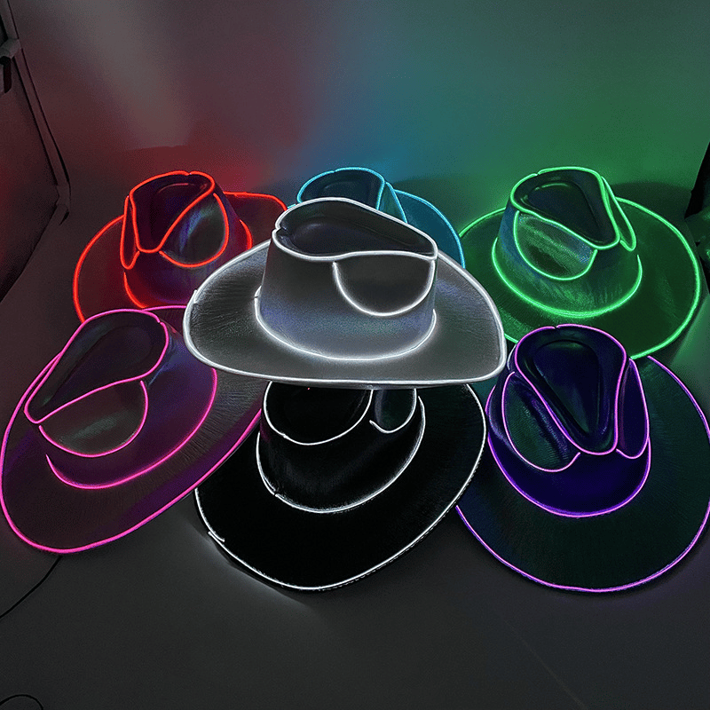 🤠⚡Cowboy LED Party Hat