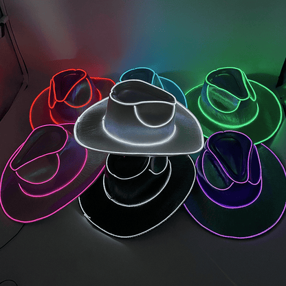 🤠⚡Cowboy LED Party Hat