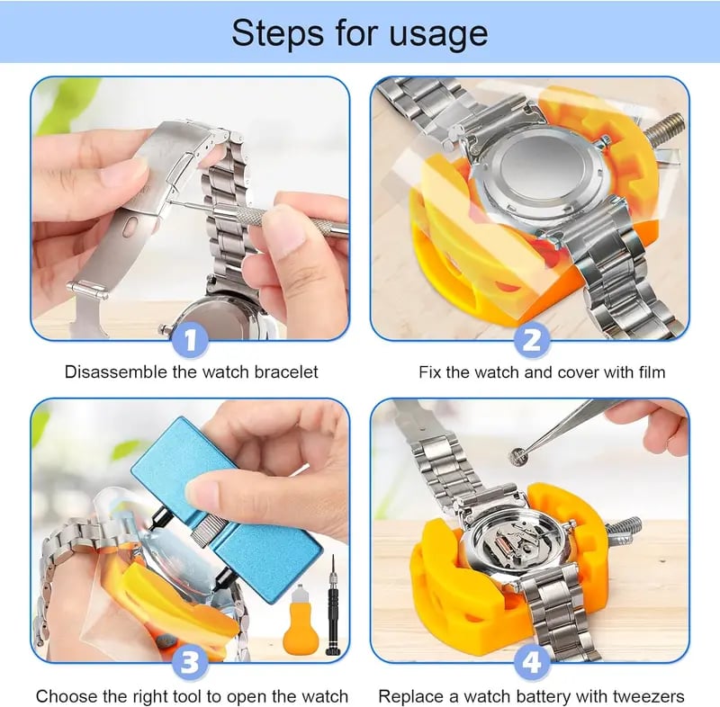 ⏰49% OFF✨🔥Watch repair and maintenance tool kit⌚️