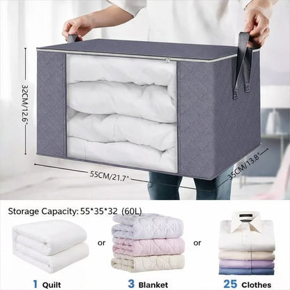 ⏰49% OFF✨4-Pack Foldable Clothes Storage Bags