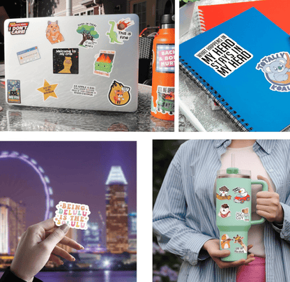 🔥😻Funny Prank Meme Graffiti Stickers for DIY notebooks, Luggage, and Water Bottles🎁 Waterproof & No Residue😻