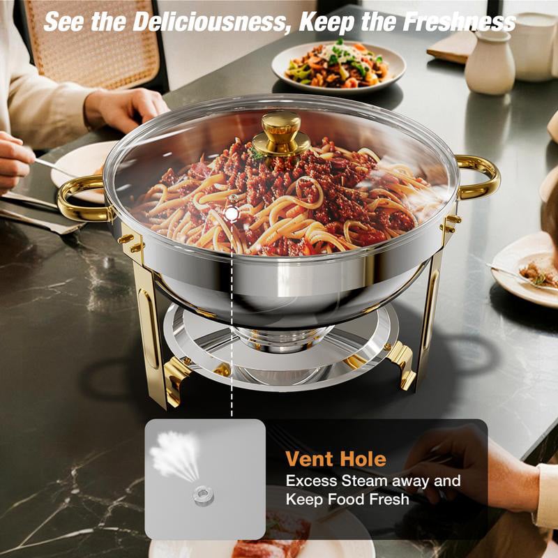 🔥Stainless Steel Chafing Dish Buffet Set ✈️Free Shipping Today!(⏰Stock: 19 left)