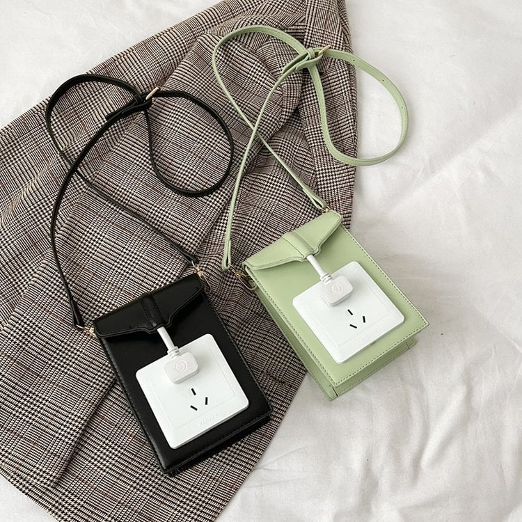 Electric Socket Plug Flap Bags