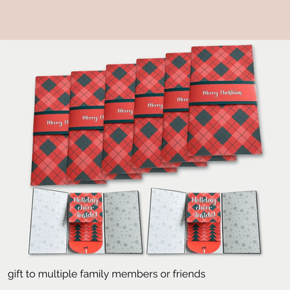 ⏰⚡LAST DAY 60% OFF - 🎅Handmade Christmas gift card booklet ♻️Free PDF Included!