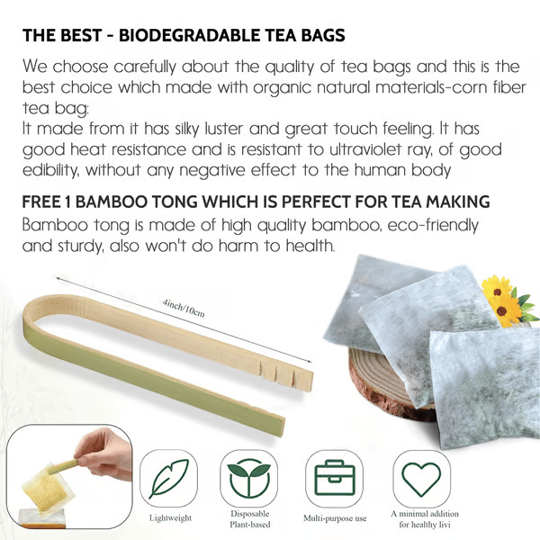 🔥Last day clearance💝100% Natural Turmeric Ginger Cinnamon Tea