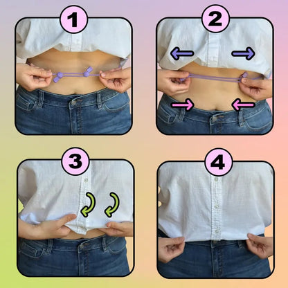 🔥Croptuck-Lightweight Adjustable Strap for Crop Tops, Tucking, Cropping Oversized Tops, Layering✂️👚