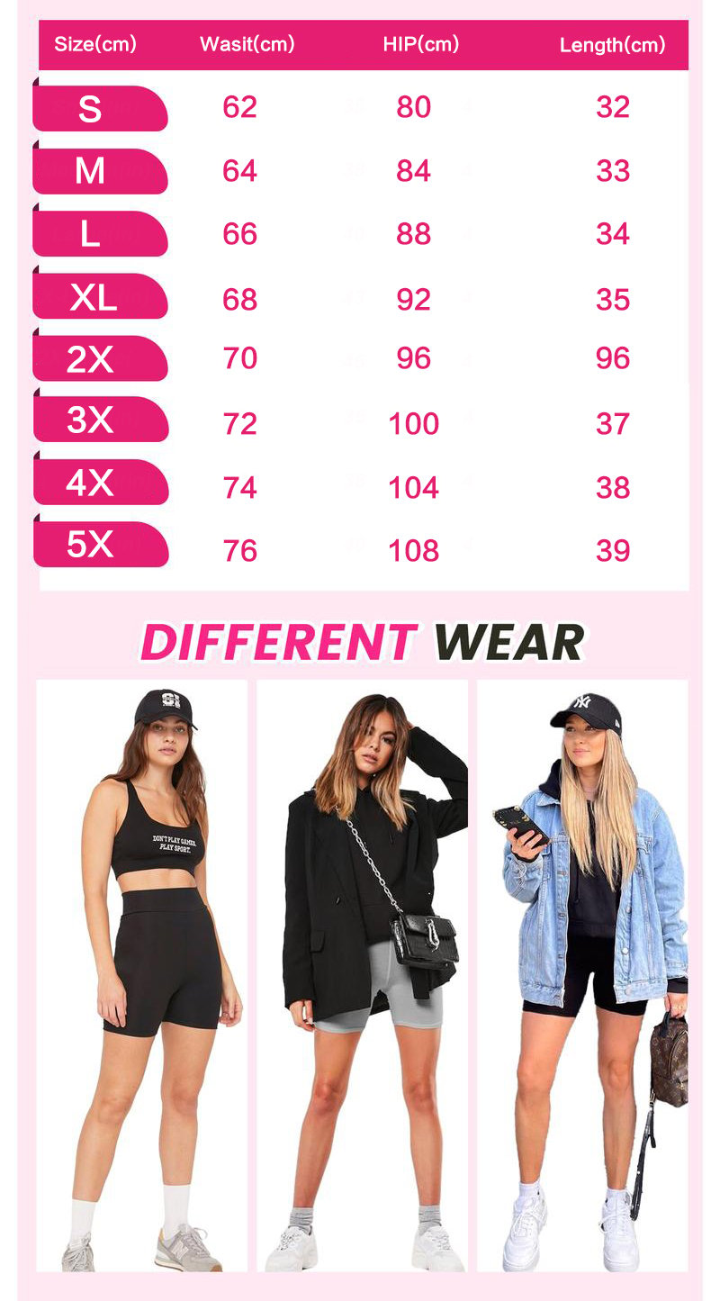 Biker Shorts Women with Pockets