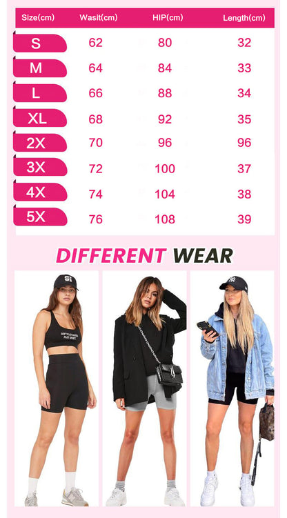 Biker Shorts Women with Pockets