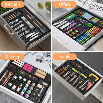 ⏰49% OFF✨Large Capacity Expandable Utensil Drawer Organizer