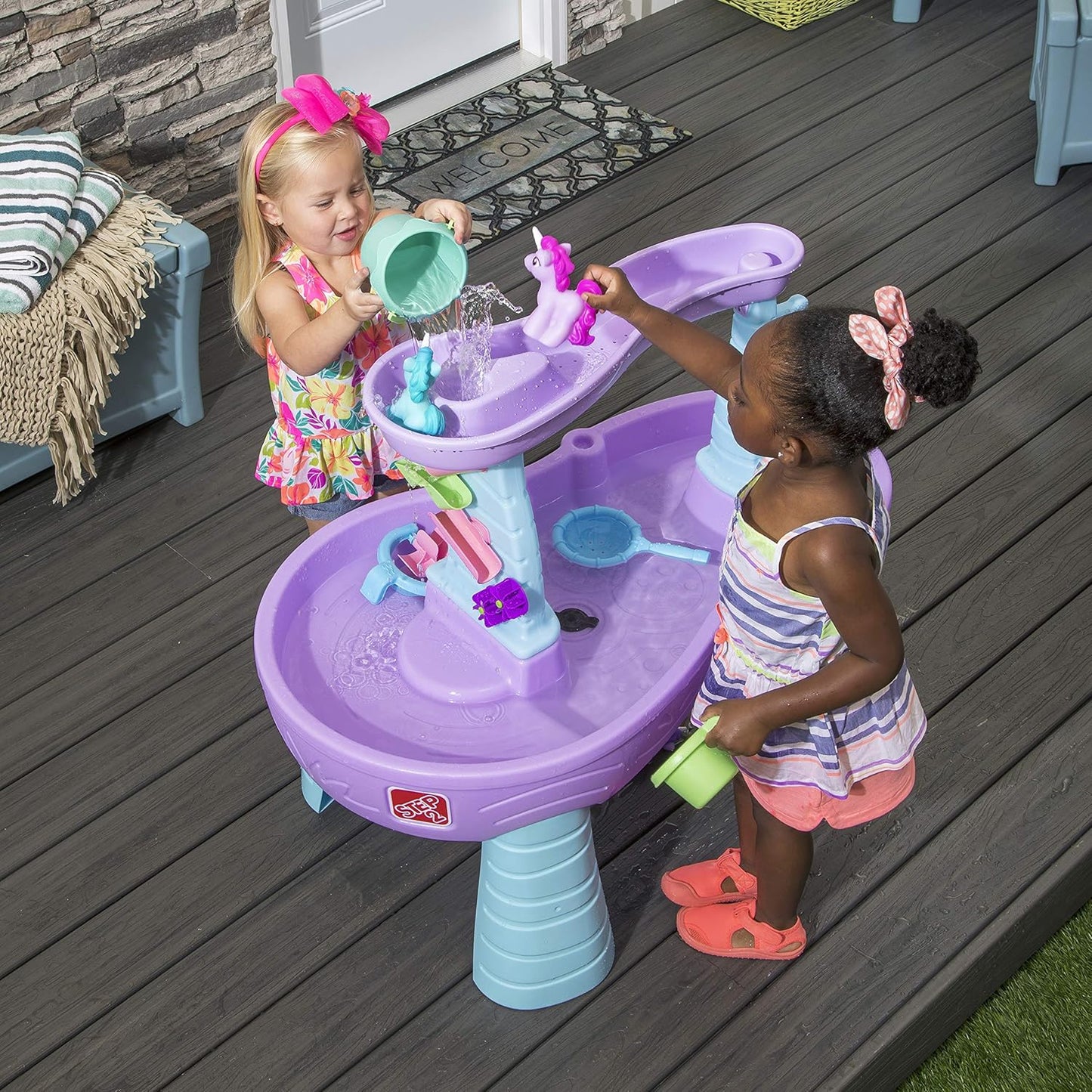 Tropical Rainforest Water Table | 13-Piece Outdoor Activity Set 🌴💦