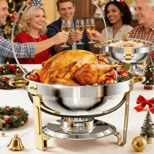 🔥Stainless Steel Chafing Dish Buffet Set ✈️Free Shipping Today!(⏰Stock: 19 left)