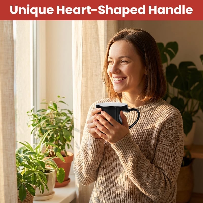 🔥Special Price $29.99 Only Today!!!❤️Heart-shaped Color-changing Ceramic Mug