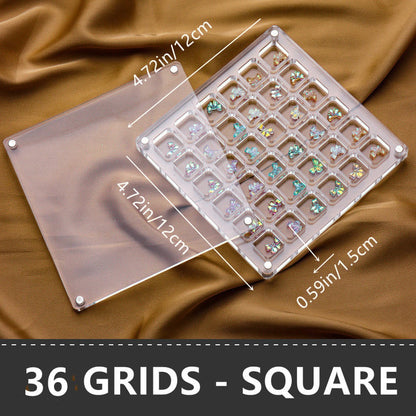 Last Day 50%-Acrylic Magnetic Seashell Display Box