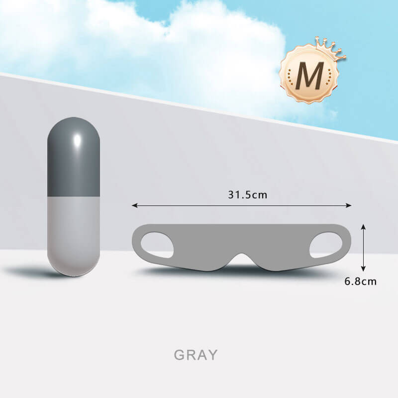 Capsule Storage Blackout Eye Mask with Free Ear Plugs