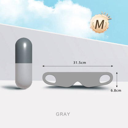 Capsule Storage Blackout Eye Mask with Free Ear Plugs