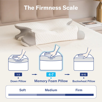 Cervical Memory Foam Pillow | Neck Pain Relief and Support 💤🌙