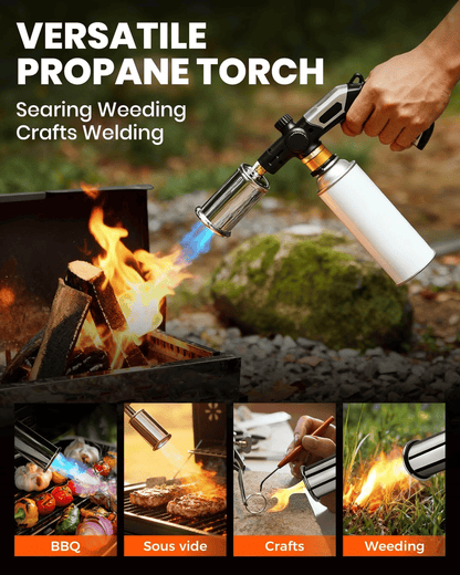 🔥💥New Powerful Propane Torch -3272°F High Temp Flame(Buy 2 Free Shipping)