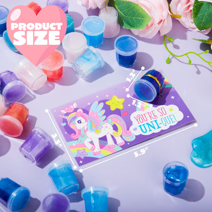 ⏰ Clearance ends in 24 hours! 💥 30 Packs Galaxy Slime With Cards for Kids
