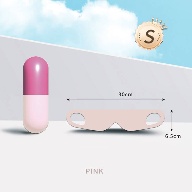 Capsule Storage Blackout Eye Mask with Free Ear Plugs