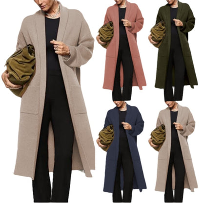 Oversized knitted coat with pockets (🔥Same as in the video)