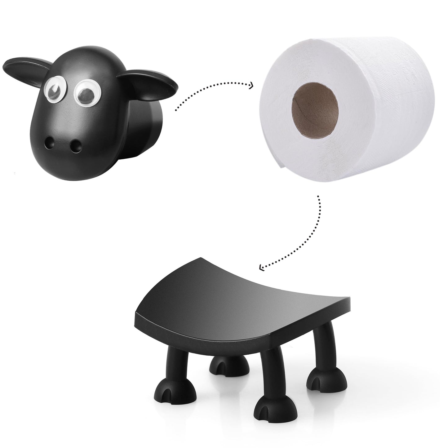 🔥Hot Selling 49% OFF🎁 Sheep Toilet Roll Holder