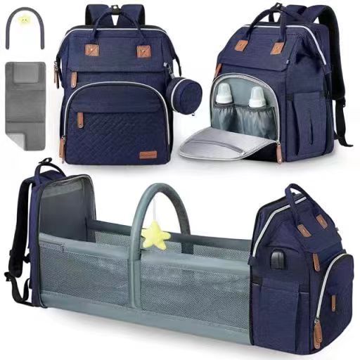 Diaper Bag Backpack with Changing Station, Large Capacity, Newborn Essentials Must Haves