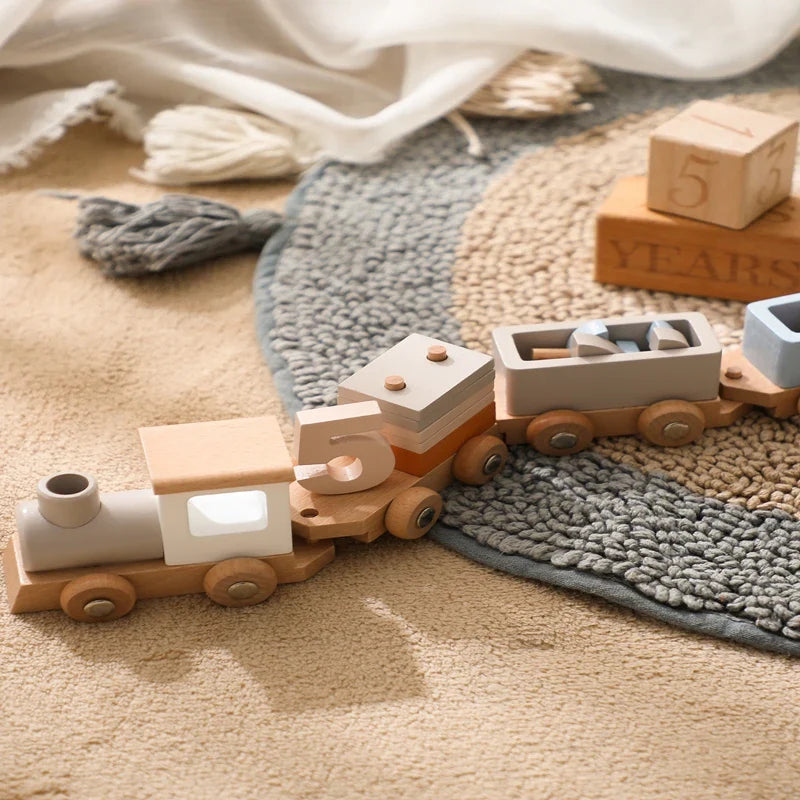 Montessori Wooden Train