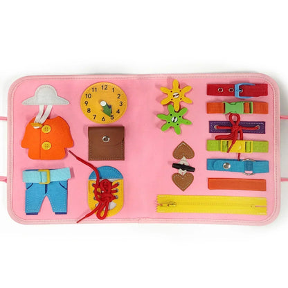 baby felt cloth story book 3dmontessori busy board toy