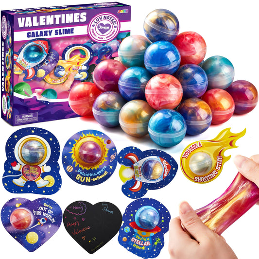 ⏰ Clearance ends in 24 hours! 💥 30 Packs Galaxy Slime With Cards for Kids