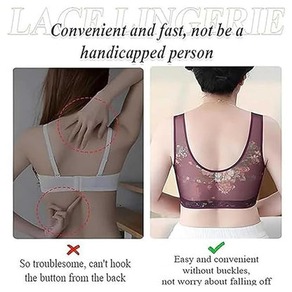 ✨BUY 1 GET 1 FREE🔥 👙Ice Silk Lace Cooling Comfort Bra