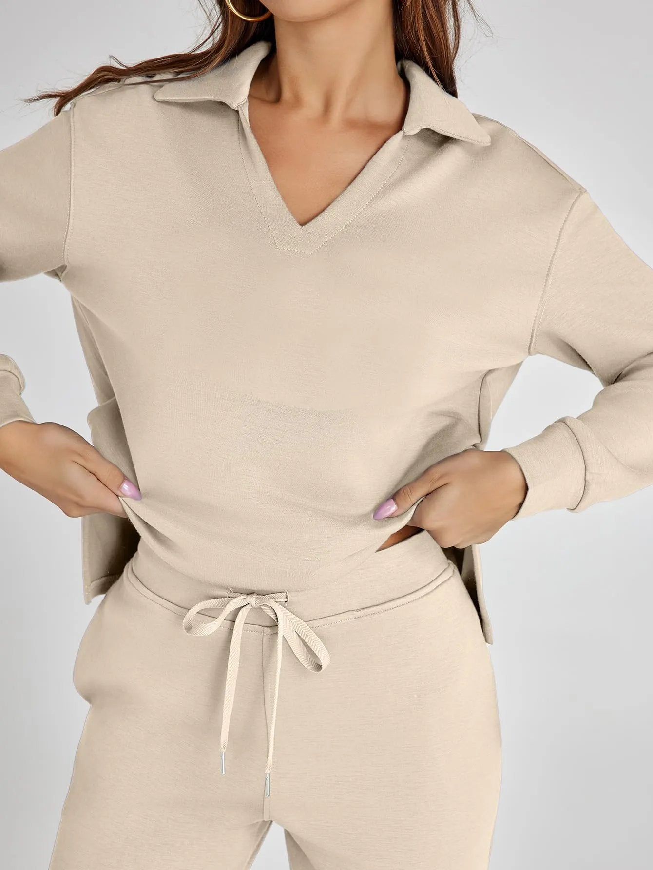 ⏰LAST DAY 60% OFF💥 Women's 2 Piece Sets Outfits Casual Long Sleeve Sweatsuits Sets (🔥Buy 2 Free Shipping)