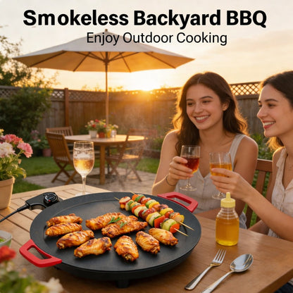 Indoor Smokeless Electric Griddle