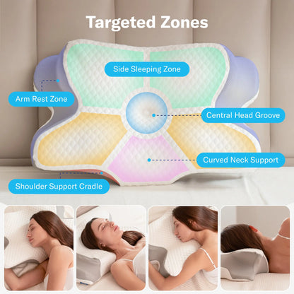 Cervical Memory Foam Pillow | Neck Pain Relief and Support 💤🌙