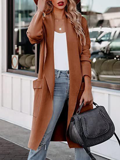 Oversized knitted coat with pockets (🔥Same as in the video)