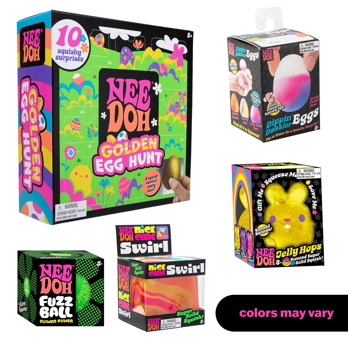 🐣✨Easter Squishy Fun Bundle | 5 Pack NeeDoh Toys for Kids 3+