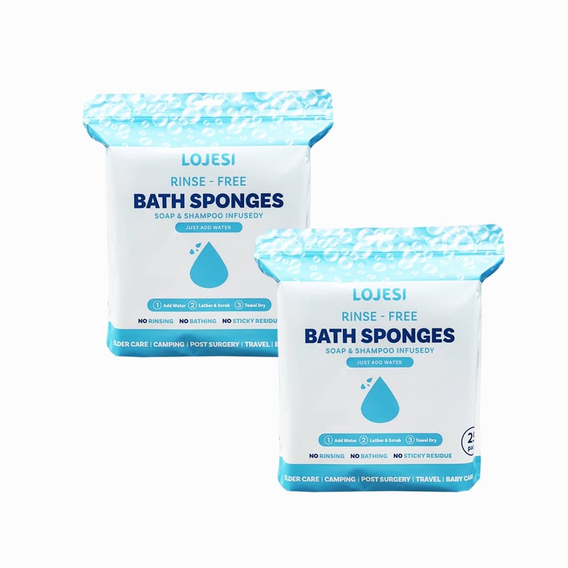 Freshness Anytime, Anywhere! 50 Large Rinse🚿Hypoallergenic & pH Balanced