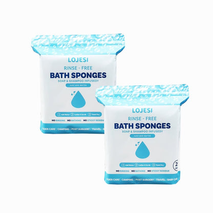 Freshness Anytime, Anywhere! 50 Large Rinse🚿Hypoallergenic & pH Balanced