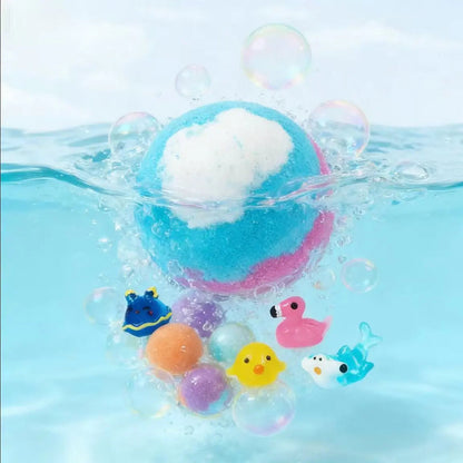 🛁Magical Surprise Bath Bombs for Kids | 12-Pack Gift Set with Hidden Toys✨