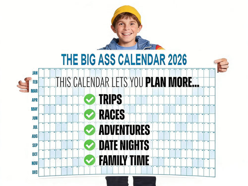 🔥NEW YEAR 46% OFF SALE📅The Big ASS## Calendar 2026 - Design Your Amazing 2026!🏃
