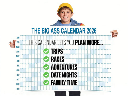 🔥NEW YEAR 46% OFF SALE📅The Big ASS## Calendar 2026 - Design Your Amazing 2026!🏃