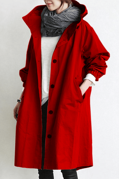 Hooded Trench Coat