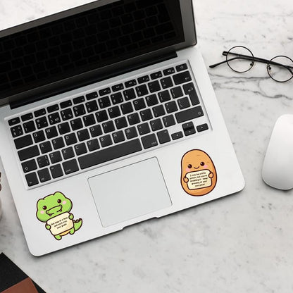 😻Positive Emotional Support Buddies Stickers – 🤗Inspirational, Waterproof & No Residue💕