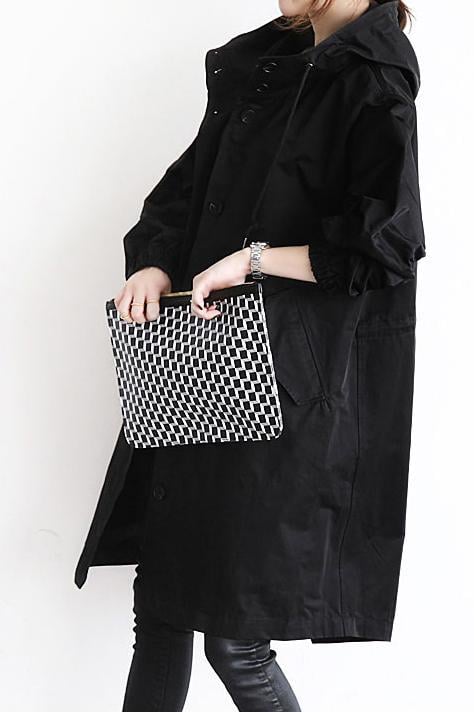 Hooded Trench Coat