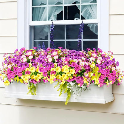 🌸 UV Resistant Colorful Artificial Flower