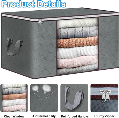 ⏰49% OFF✨4-Pack Foldable Clothes Storage Bags
