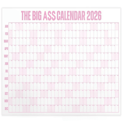 🔥NEW YEAR 46% OFF SALE📅The Big ASS## Calendar 2026 - Design Your Amazing 2026!🏃