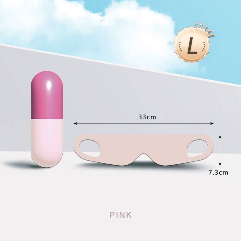 Capsule Storage Blackout Eye Mask with Free Ear Plugs